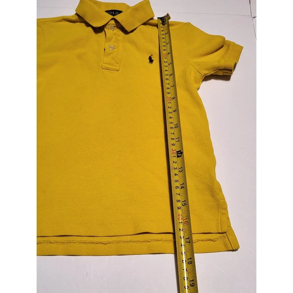 (#16) Polo By Ralph Lauren Short Sleeve Size Kid's 6 Yellow